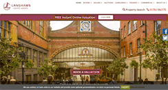 Desktop Screenshot of langhamsproperty.co.uk